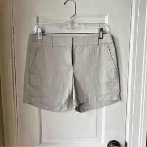 J. Crew Factory Grey Twill Shorts Women’s Size 2
